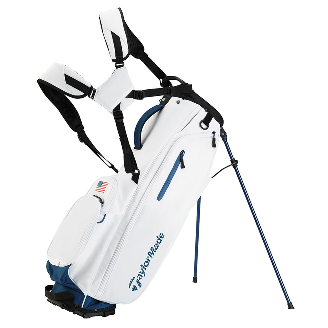 TaylorMade Golf FLEXTECH Stand Bag RED/White/Blue