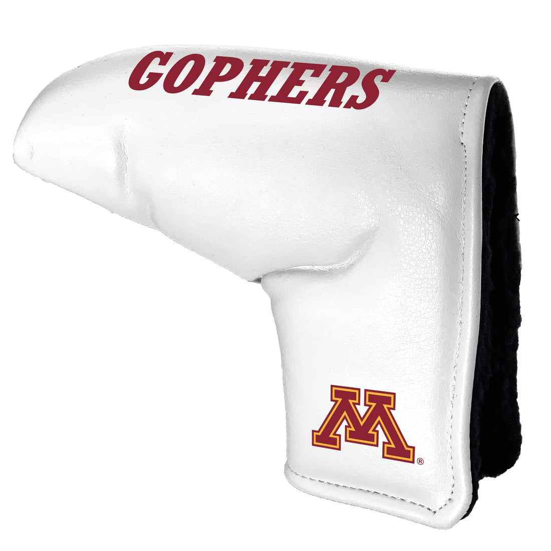 Team Golf NCAA Minnesota Tour Blade Putter Cover (White) Fits Most Blade Putters Scotty Cameron Taylormade Odyssey Titleist Ping Callaway