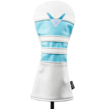 Callaway Golf 2020 Vintage Headcover (White/Light Blue/Navy Fairway Wood)