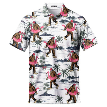 Sasquatch Summer Escape Polo 🦶🌴 Golf Polo