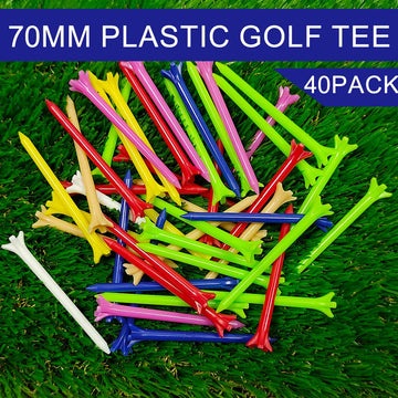 40 Pack Plastic Golf Tee Set