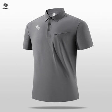 men's high quality outdoor golf cotton luxury POLO short sleeve