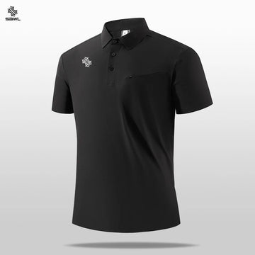 men's high quality outdoor golf cotton luxury POLO short sleeve