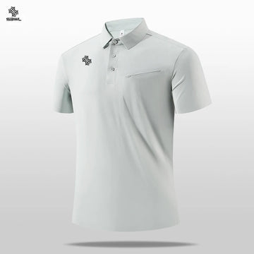 men's high quality outdoor golf cotton luxury POLO short sleeve