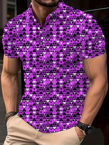 Berry Cheeky Men's Golf Polo
