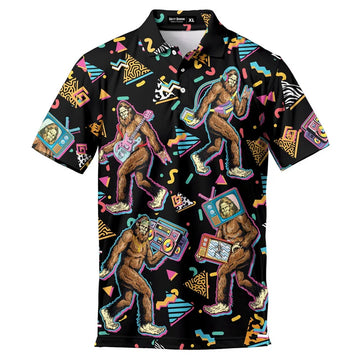 Bigfoot Boogie Mens Golf Polo
