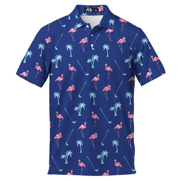 Fairway Flamingo ⛳🦩Golf Polos