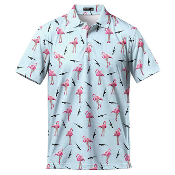 Flamingle & Bang  🦩💥 Golf Polos