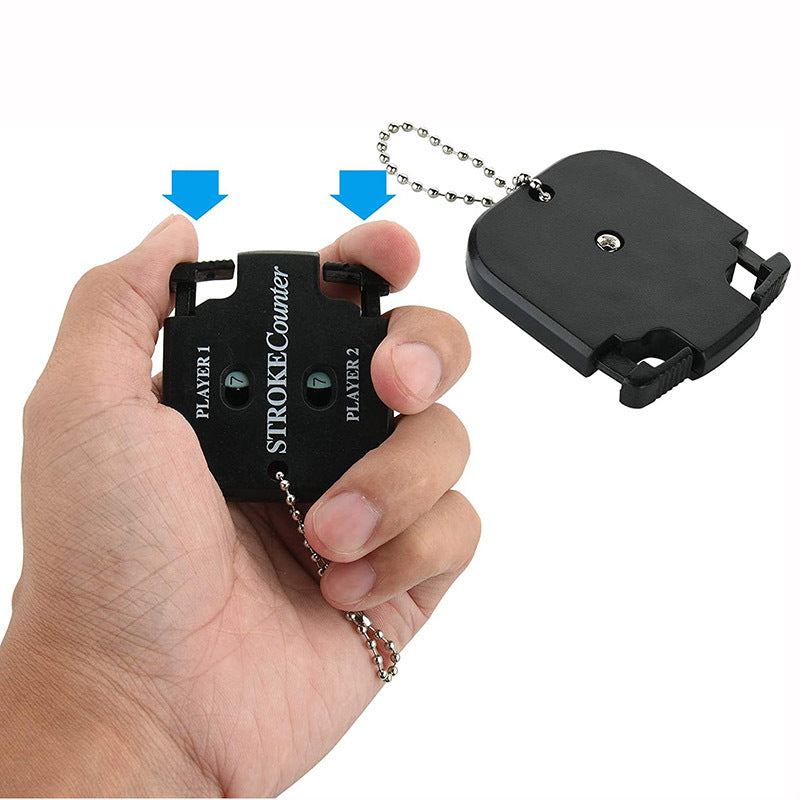 Counter Key Chain Mini Handy Golf Score Counter with Key Chain Accessory