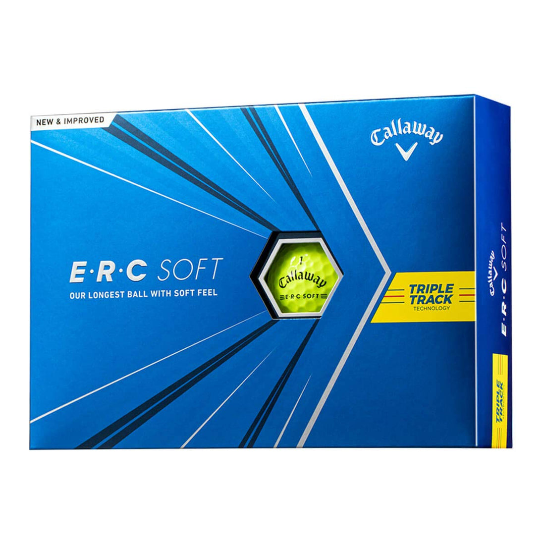 Callaway Golf 2021 ERC Triple Track Golf Balls Yellow