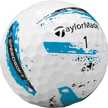 TaylorMade Mens SpeedSoft Ink Golf Balls - Blue