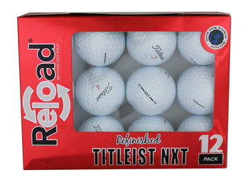 Titleist Reload Recycled Golf Balls NXT Refurbished Golf Balls (12 Pack)
